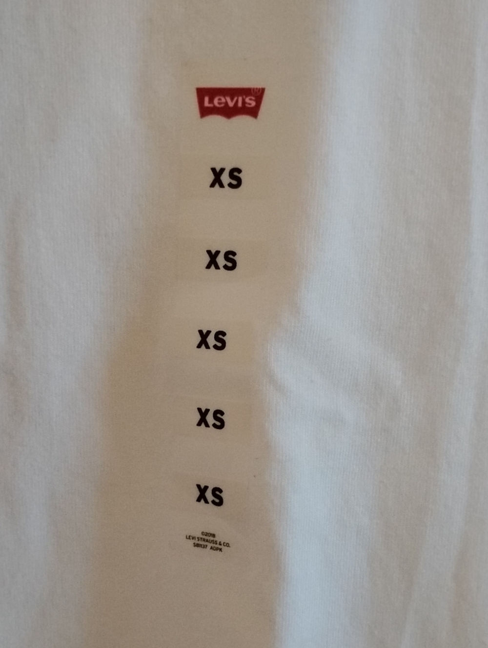 Levis XS TEXAS White T Shirt Top - Picture 6 of 6